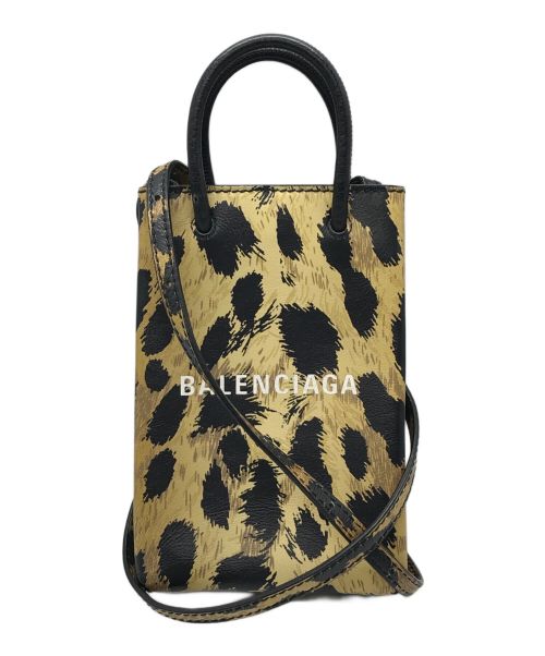 BALENCIAGA（バレンシアガ）BALENCIAGA (バレンシアガ) SHOPPING PHONE HOLDER ベージュ サイズ:下記参照の古着・服飾アイテム