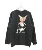 UNDERCOVERアンダーカバー）の古着「Angel Crewneck」｜ブラック