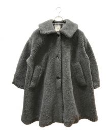 CLANE（クラネ）の古着「VOLUME FLARE BOA COAT BEIGE」｜グレー