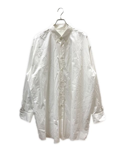 Maison Margiela（メゾンマルジェラ）Maison Margiela (メゾンマルジェラ) Oversized Poplin Shirt ホワイト サイズ:40の古着・服飾アイテム