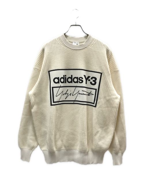 Y-3（ワイスリー）Y-3 (ワイスリー) Tech Knit Crew Sweater アイボリー サイズ:XXSの古着・服飾アイテム