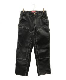 SUPREME（シュプリーム）の古着「Double Knee Canvas Painter Pant」｜ブラック