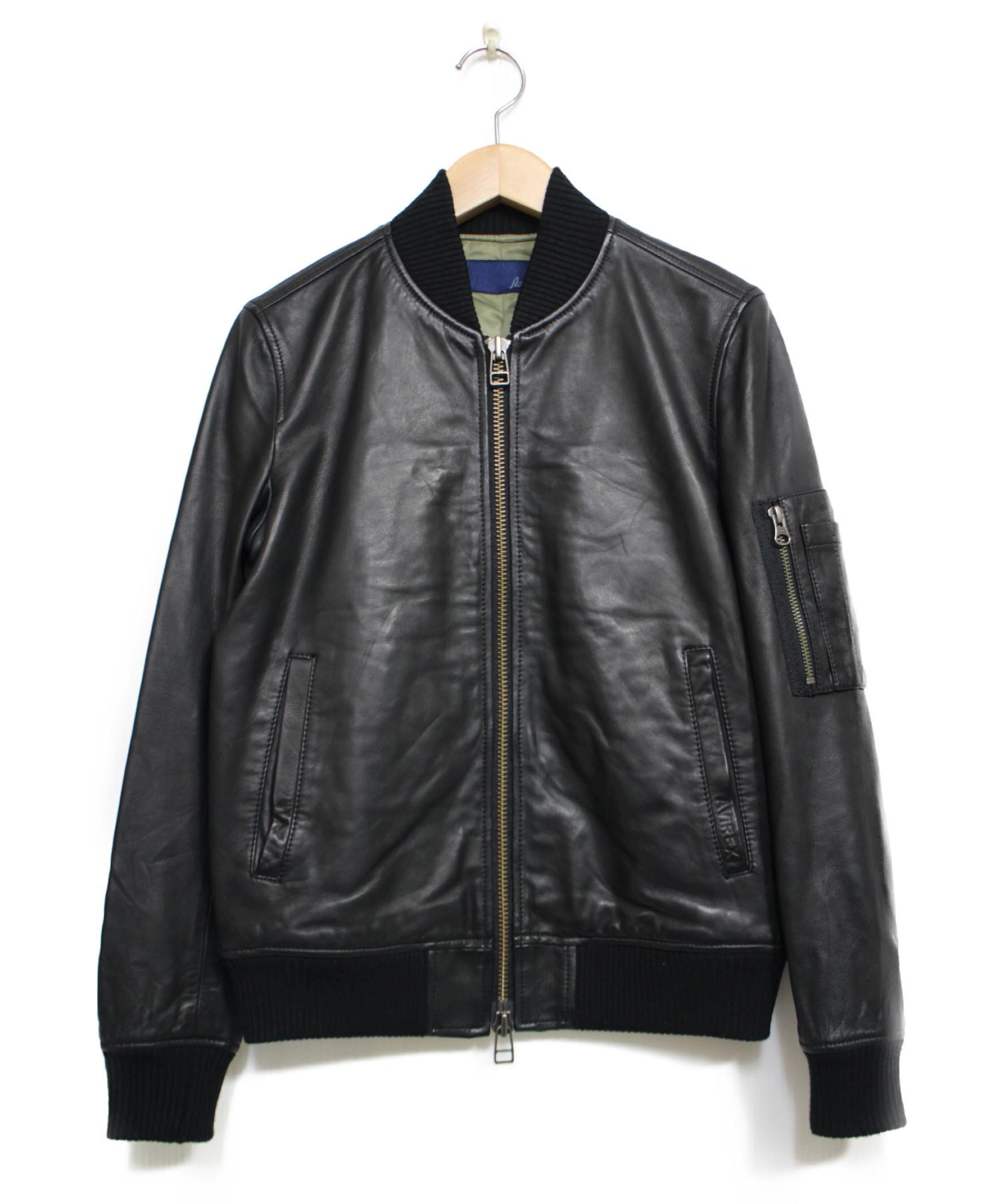 中古 古着通販 Avirex アヴィレックス レザーma 1ジャケット ジャケット ブラック サイズ S ブランド 古着通販 トレファク公式 Trefac Fashion