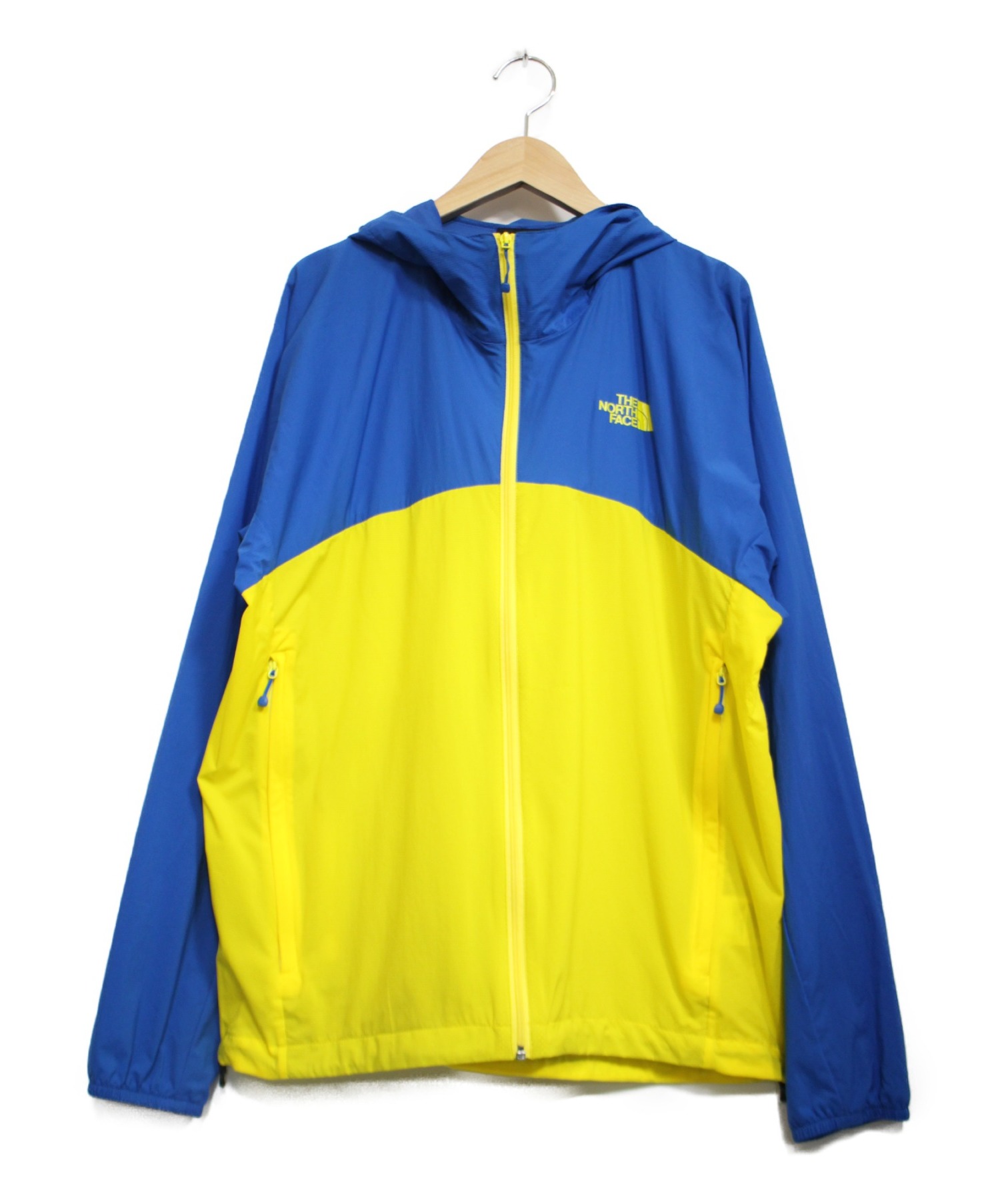 中古 古着通販 The North Face ザノースフェイス スワローテイルフーディ ブルー イエロー サイズ L ブランド 古着通販 トレファク公式 Trefac Fashion