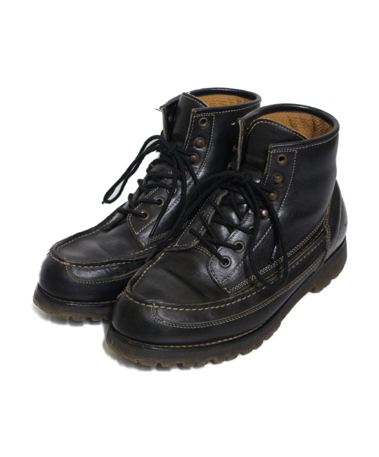 中古 古着通販 Danner ダナー モックトゥブーツ ブラック サイズ Us7 1 2 トレイルマウンテン D6210 ブランド 古着通販 トレファク公式 Trefac Fashion