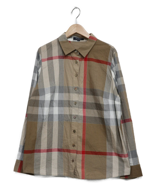 中古 古着通販 Burberry London バーバリーロンドン ヘイマーケットチェックシャツ ベージュ サイズ 46 ブランド 古着通販 トレファク公式 Trefac Fashion