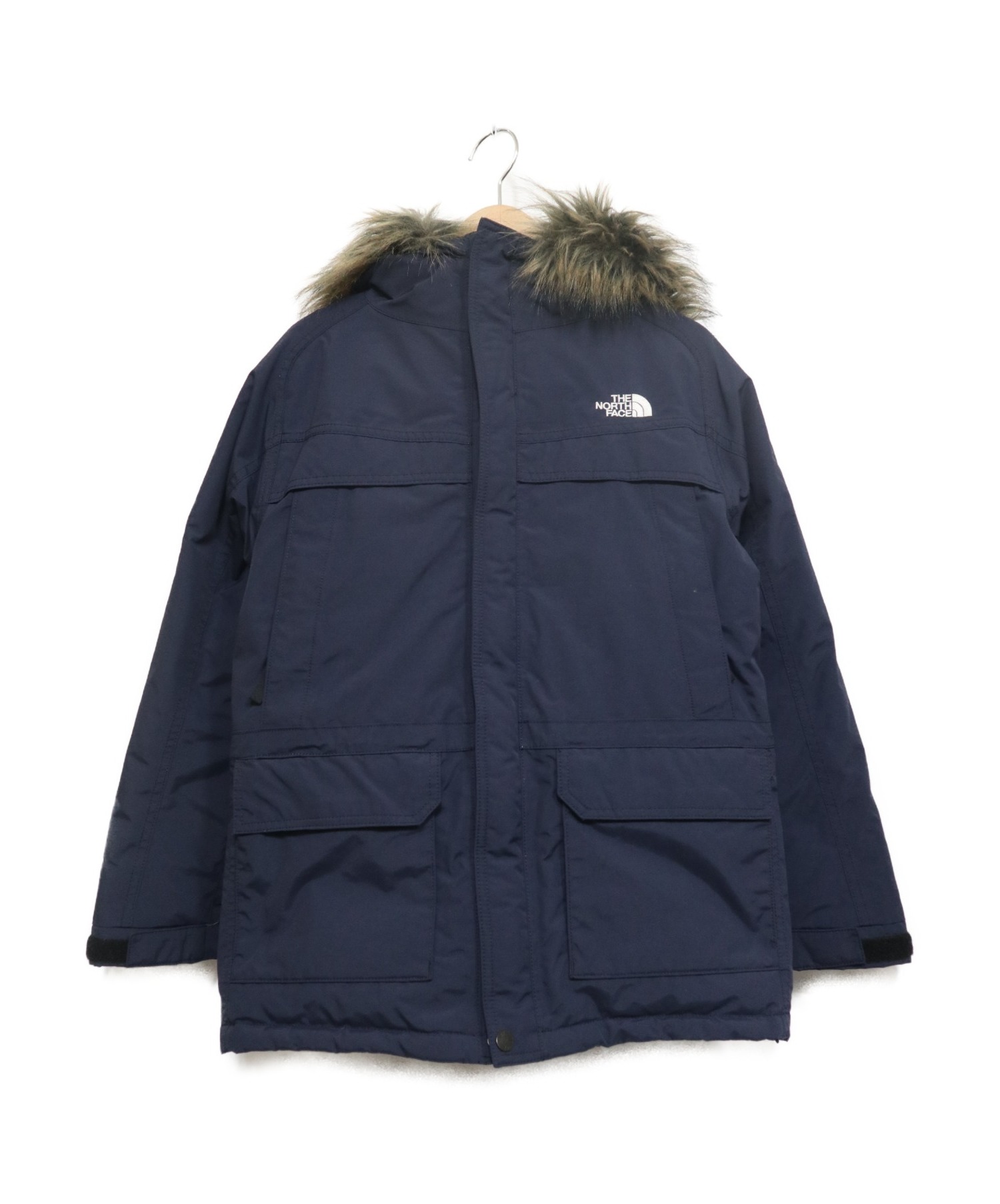 中古 古着通販 The North Face ザノースフェイス ダウンジャケット ネイビー サイズ キッズ150cm ブランド 古着通販 トレファク公式 Trefac Fashion