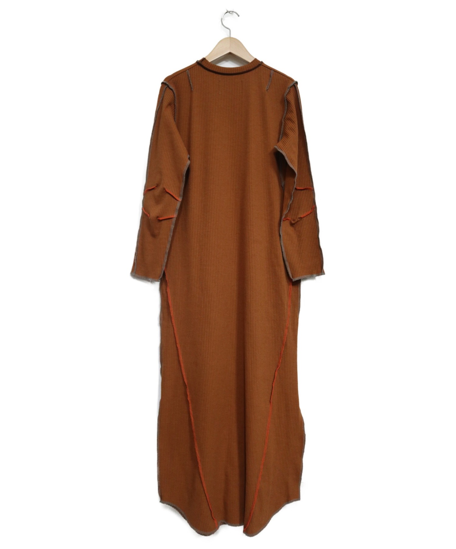 中古 古着通販 Noma T D ノーマティーディー Rib Long Dress ブラウン サイズ 1 ブランド 古着通販 トレファク公式 Trefac Fashion