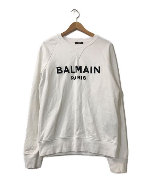 新品未使用 バルマン BALMAIN ラグランスウェット Gray size/S-