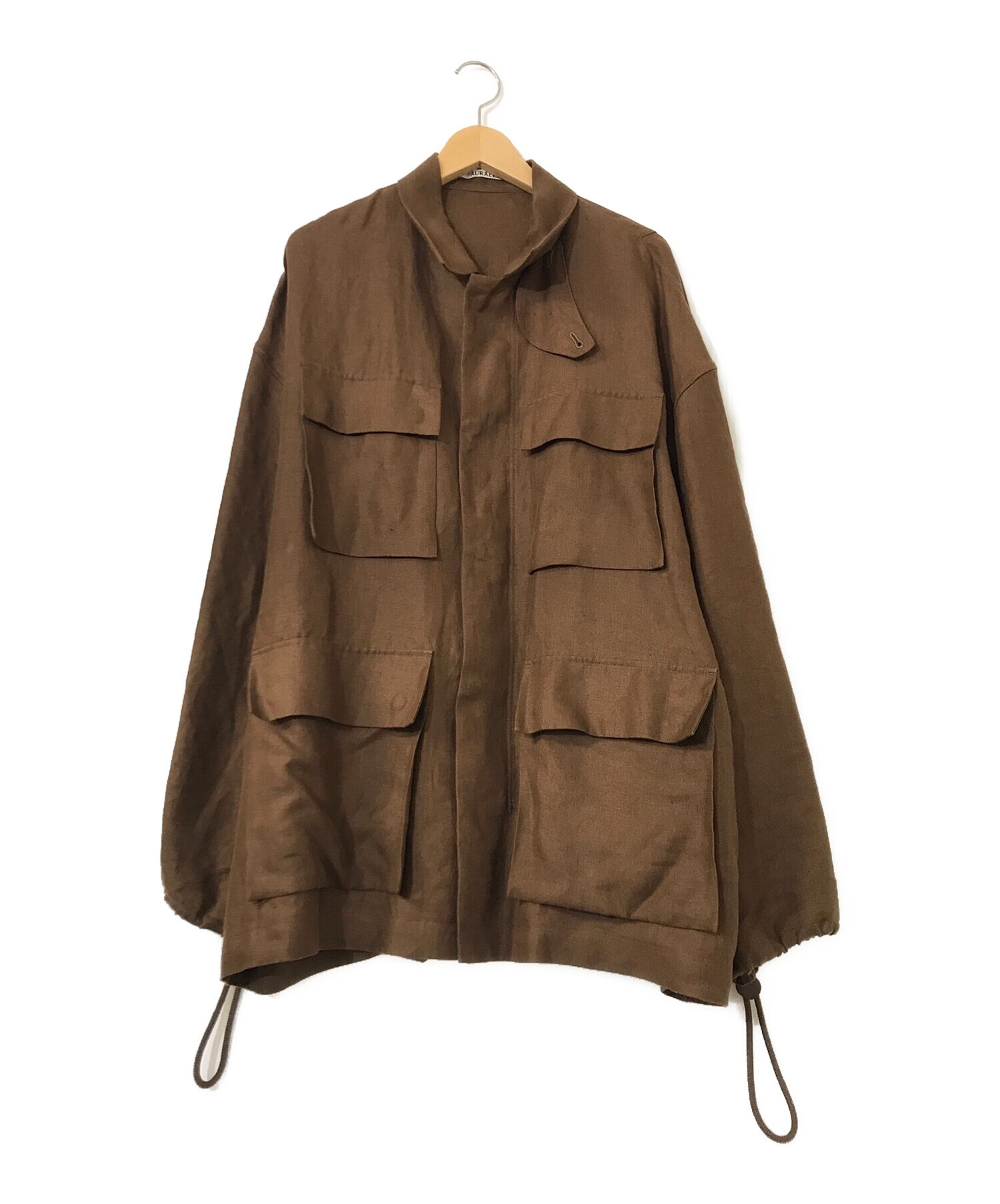 中古・古着通販】AURALEE (オーラリー) LINEN GABARDINE BIG SAFARI