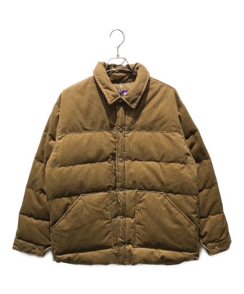 THE NORTHFACE PURPLELABEL（ザ・ノースフェイス パープルレーベル）THE NORTHFACE PURPLELABEL (ザ・ノースフェイス パープルレーベル) Corduroy Down Shirt Jacket　ND2154N ブラウン サイズ:XL 未使用品の古着・服飾アイテム