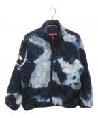 SUPREME×THE NORTH FACEシュプリーム×ザ ノース フェイス）の古着「Bleached Denim Print Fleece Jacket　NA52100I」｜ブルー