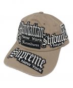 SUPREMEシュプリーム）の古着「City Patched 6-Panel/シティ パッチ 6パネル　23SS」｜ベージュ