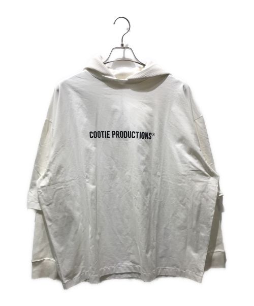 COOTIE PRODUCTIONS（クーティープロダクツ）COOTIE PRODUCTIONS (クーティープロダクツ) Cellie L/S Parka　CTE-19A304 ホワイト サイズ:Mの古着・服飾アイテム