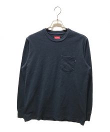 SUPREME（シュプリーム）の古着「ロングスリーブカットソー」｜ネイビー