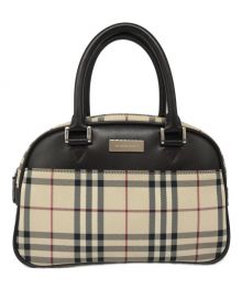 BURBERRY（バーバリー）の古着「ノヴァチェックハンドバッグ」｜ベージュ