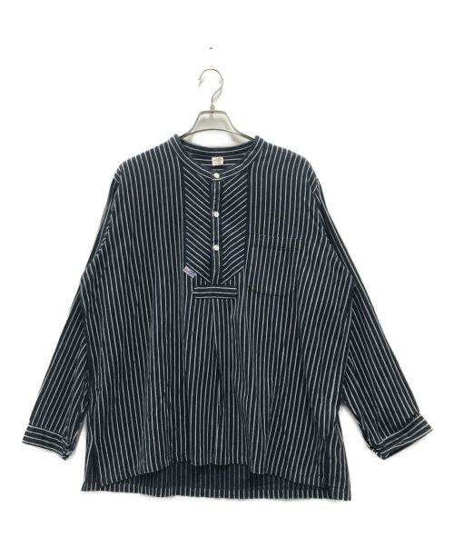 modas（モダス）modas (モダス) フィッシャーマンシャツ ネイビー サイズ:XLの古着・服飾アイテム