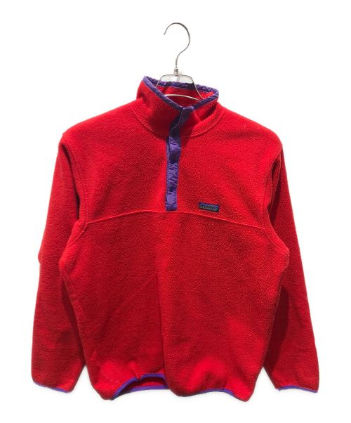 Patagonia（パタゴニア）Patagonia (パタゴニア) スナップT　80s-90s レッド サイズ:Mの古着・服飾アイテム