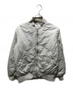 WTAPSダブルタップス）の古着「JACKET NYLON TAFFETA　182GWDT-JKM03」｜グレー