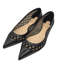 Christian Louboutin（クリスチャン・ルブタン）の古着「galativi flat　3200154」｜ブラック