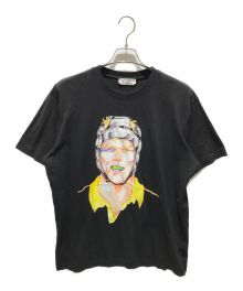 J.W. ANDERSON（ジェイダブリューアンダーソン）の古着「oversize painted rugby face T-shirt　22SS」｜ブラック