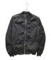 RICK OWENS DRKSHDW（リックオウエンス ダークシャドウ）の古着「FLIGHT JACKET　DU15F5760-MUGQ」｜ブラック