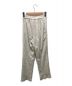 CLANE (クラネ) COTTON CREPE OVERLAP TUCK PANTS　12110-7212 ホワイト サイズ:1：6000円