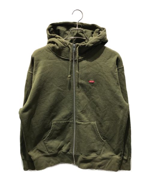 SUPREME（シュプリーム）SUPREME (シュプリーム) Small Box Facemask Zip Up Hooded Sweatshirt　20AW  カーキ サイズ:Lの古着・服飾アイテム