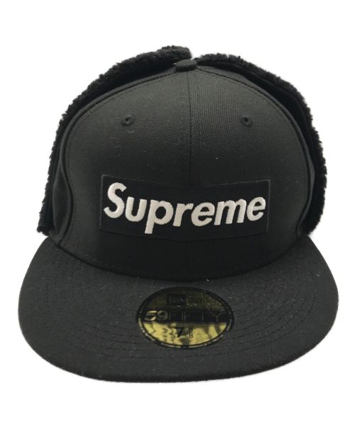 SUPREME（シュプリーム）SUPREME (シュプリーム) New Era (ニューエラ) EARFLAP BOX LOGO NEW ERA ブラックの古着・服飾アイテム