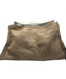 jamiray（ジャミレイ）の古着「Big Raffia Wear Bag」｜ベージュ