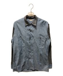 WAREHOUSE（ウエアハウス）の古着「2TONE CHAMBRAY SHIRT」｜インディゴ