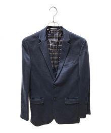 BURBERRY BLACK LABEL（バーバリーブラックレーベル）の古着「2Bジャケット　D1E20-802-28」｜ネイビー