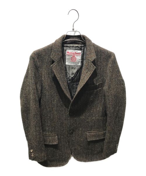 The Duffer of ST.George（ザ ダファーオブセントジョージ）The Duffer of ST.George (ザ ダファーオブセントジョージ) Harris Tweed (ハリスツイード) ハリスツイードジャケット ブラウン サイズ:Sの古着・服飾アイテム