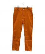 WANNAワナ）の古着「CULT TRUE FRONT FLARED PANTS」｜オレンジ