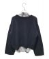 Ameri (アメリ) 2WAY HOLLY SHIRT SET CRACK KNIT ブラック サイズ:記載無しの為実寸参照：7000円