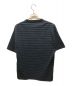 RHC Ron Herman (アールエイチシーロンハーマン) Striped Crew Neck Tee　3520900238 ブラック×ブルー サイズ:S：5800円