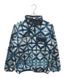 Patagonia（パタゴニア）の古着「ライトウェイトシンチラスナップT　25455」｜ホワイト×ブルー