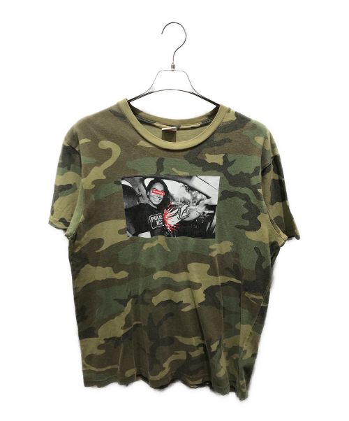 SUPREME（シュプリーム）SUPREME (シュプリーム) ANTIHERO (アンタイヒーロー) ICE Tee カーキ サイズ:Ｍの古着・服飾アイテム