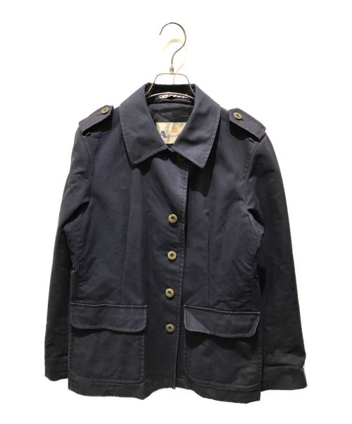 Aquascutum（アクアスキュータム）Aquascutum (アクアスキュータム) ショートコート ネイビー サイズ:11の古着・服飾アイテム