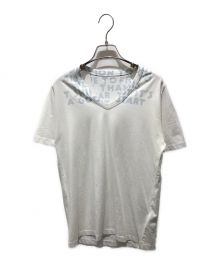 MM6 Maison Margiela（エムエムシックス メゾンマルジェラ）の古着「エイズTシャツ」｜ホワイト