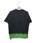 MARNI (マルニ) バイカラークルーネックTシャツ　HUMU0034QS S22763 ブラック×グリーン サイズ:46：9000円