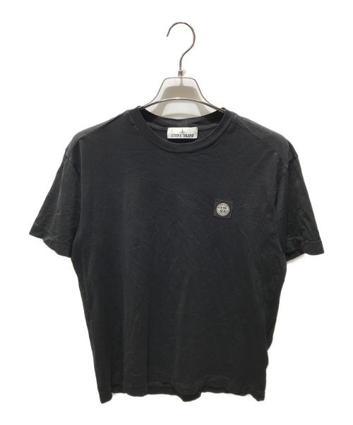 STONE ISLAND（ストーンアイランド）STONE ISLAND (ストーンアイランド) ロゴTシャツ　741524113 ブラック サイズ:Lの古着・服飾アイテム