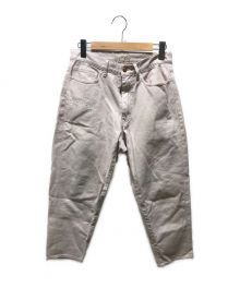 WIND AND SEA（ウィンド アンド シー）の古着「Mid Rise Wide Tapered Jeans　WDS-21S-PT-04」｜ピンク