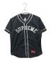 SUPREME（シュプリーム）の古着「Arc Logo Baseball Jersey　12SS」｜ブラック×ホワイト