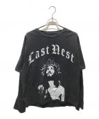 LAST NESTラストネスト）の古着「jesus layered l/s tee」｜ブラック