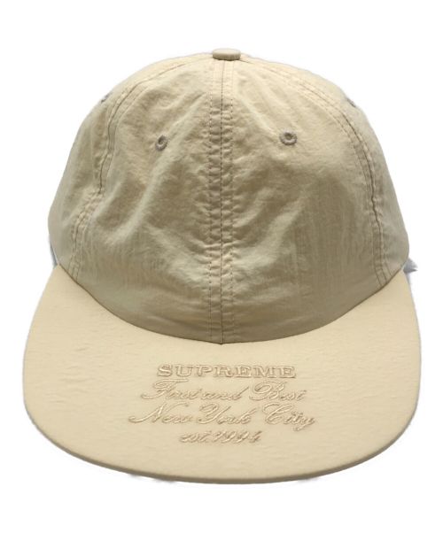 SUPREME（シュプリーム）SUPREME (シュプリーム) First And Best Nylon 6-Panel　19SS アイボリー サイズ:FREEの古着・服飾アイテム