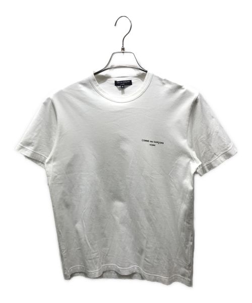 COMME des GARCONS HOMME（コムデギャルソン オム）COMME des GARCONS HOMME (コムデギャルソン オム) ロゴTシャツ　HH-T009 ホワイト サイズ:Sの古着・服飾アイテム