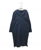 6(ROKU) BEAUTY&YOUTHロク ビューティーアンドユース）の古着「SAILOR COLLAR SHIRT DRESS」｜ネイビー