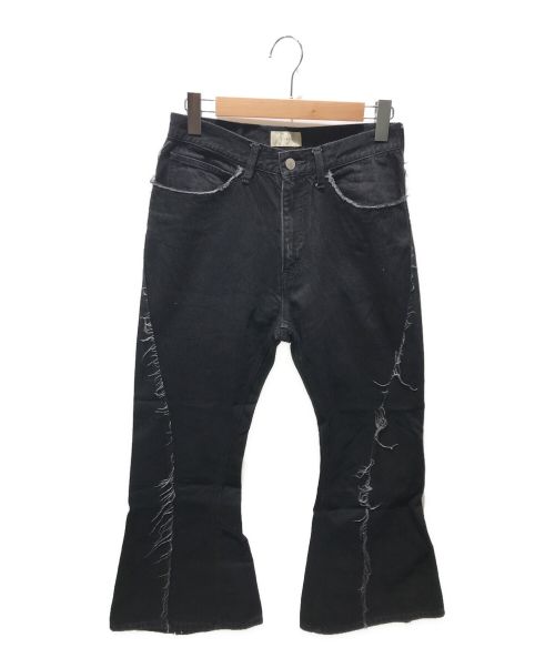 jieda（ジエダ）jieda (ジエダ) BOOTS CUT DENIM PANTS　Jie-21W-PT01 ブラック サイズ:1の古着・服飾アイテム