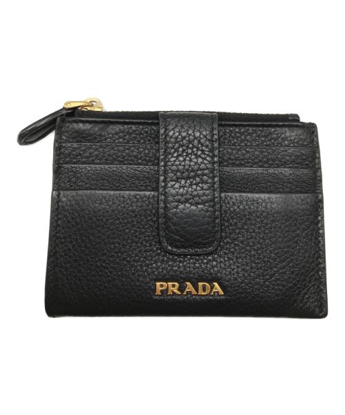 PRADA（プラダ）PRADA (プラダ) カードケース　1MC026　230-A ブラックの古着・服飾アイテム